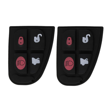 For Jaguar X S XJ XK XF E Type Remote Car Key Fob Rubber Pad - 2 PCS